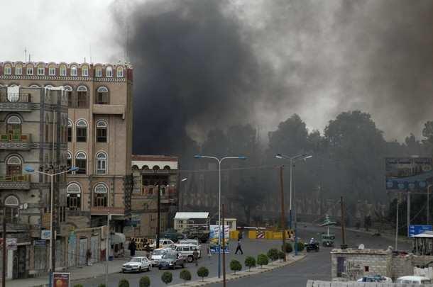 The terrorist attack on the U.S. embassy in Yemen - Background On September 17 th 2008, several militants traveling in two cars attacked the entrance of the Dhahr Himyar district, where the U.S. embassy in Yemen is located.