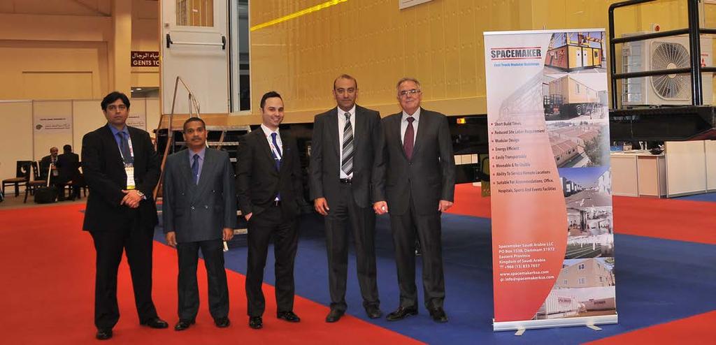 GROUP NEWS continued NESMA PARTICIPATES IN INDUSRTY EXHIBITIONS SPACEMAKER at Middle East Oil & Gas 2015 Exhibition Spacemaker participated in the Middle East Oil & Gas 2015