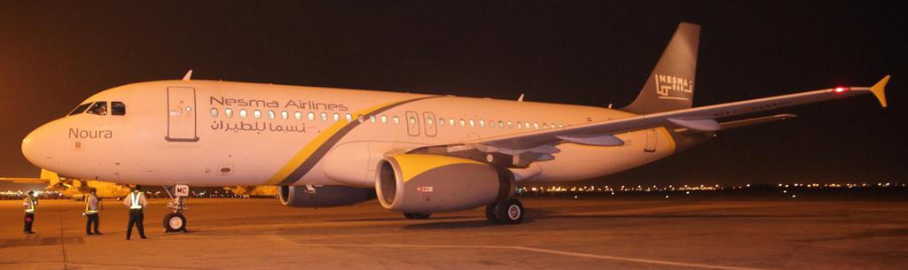 GROUP NEWS continued Nesma Airlines Lands First International Flight in