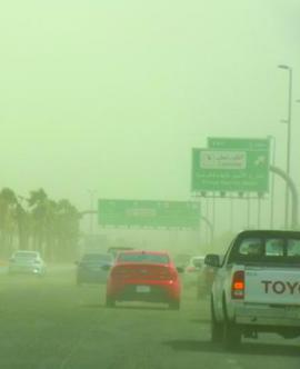 USEFUL TIPS Sandstorms and dust have colored the landscape across Saudi Arabia recently.