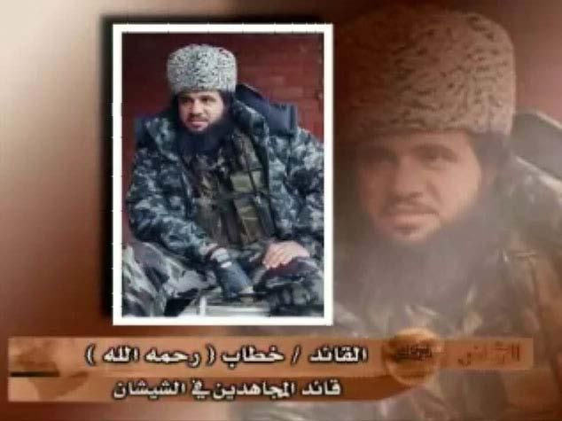 KHATTAB A significant portion of audio from now deceased Chechen rebel commander Khattab is played during the video.