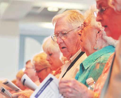 Norvell Slater Senior Adult Hymn Sing draws in nearly 1,000 individuals each spring to sing the wonderful hymns of the faith.
