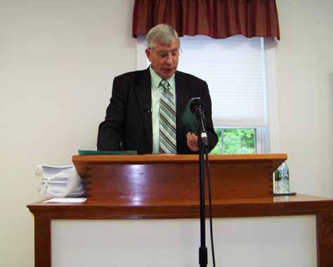 << Pastor Thomas Strouse preached on the