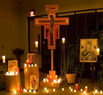 TAIZÉ PRAYER AROUND THE CROSS An evening of quiet prayer and song Sunday, March 26, 2017 7:00-8:30 pm We invite you to a prayer service of scripture, reflection and meditative music in the style of