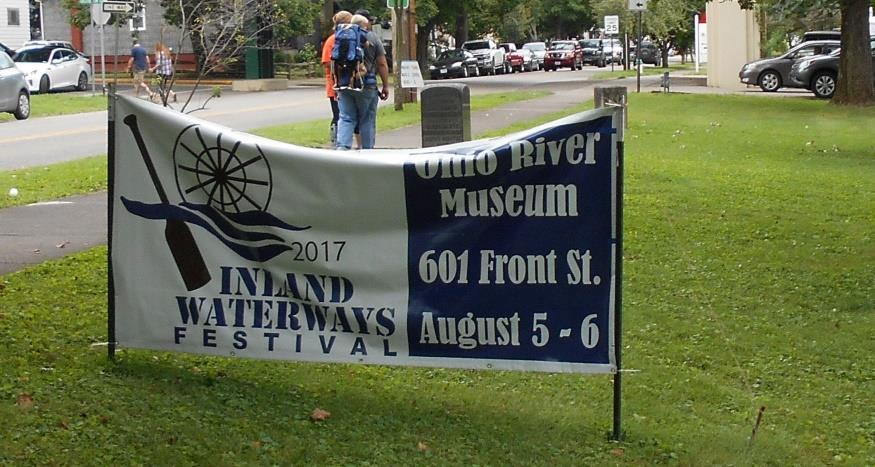 Report from Marietta On August 5 th & 6 th, 2017, the Marietta Ohio River Museum was host to the 2017 Inland Waterways Festival.