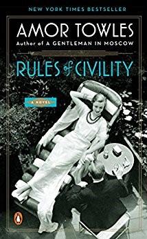 Set during the hazy, enchanting, and martini-filled world of New York City circa 1938, Rules of Civility follows three friends--katey, Eve, and Tinker --from their chance meeting at a jazz club on