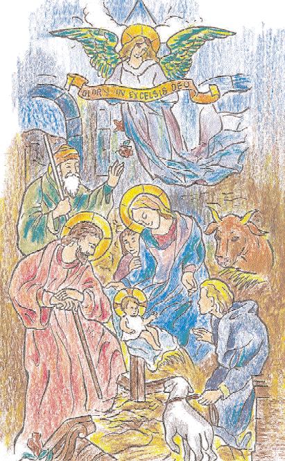 Color The Lives of Jesus and Mary A Coloring Book with Short Meditations on the 15 mysteries of the rosary. Color the pictures!
