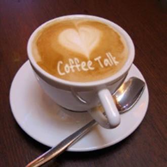 (9th-12th grade Sunday School) Coffee+Talk Sundays 10:15-11:15am What is Coffee+Talk? Coffee+Talk is a time for high school youth to gather and talk about faith questions.