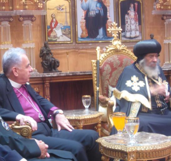 The Newsletter PROVINCIAL SYNOD Business and Greetings Coptic Pope Schnoula of Egypt Grand Mufti Tantawi of Cairo In addition to the meetings and business of the Synod, the provincial bishops enjoyed