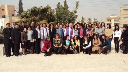 The Newsletter Women s Workshop, Amman The opening session of the workshop was a Communion Service in St. Paul's Church headed by Bishop Suhail Dawani and the Rev. Hanna Mansour.