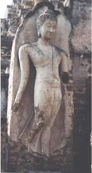 Figure 5: The image of the Buddha, Sukhothai, 13 th 14 th centuries, Wat Rattana Mahatat Sukhothai state is believed to be a first Thai kingdom appeared between the 13 th and 15 th centuries.