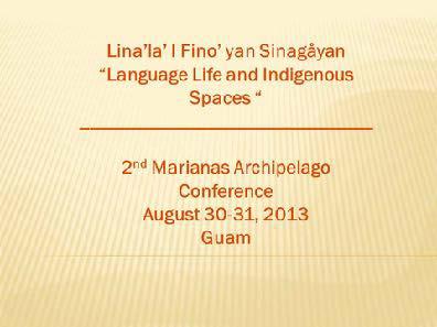 The indigenous space where language begins to live again is within one s self.