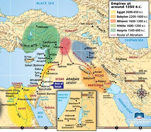 Bible Timeline (Bronze Age) These kingdoms replaced the earliest kingdoms This