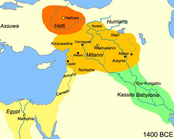Bible Timeline (Continued) This map is the world Moses would have known These kingdoms traded