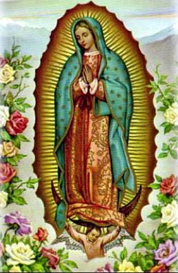 The image of Mary on the cloak is know as Our Lady of Guadalupe for an interesting reason.