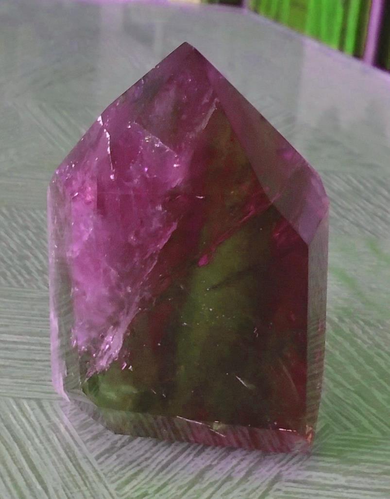 Russian Quartz Ruby Aura Flame (private collection) The Russian quartz offered on this page originates from the