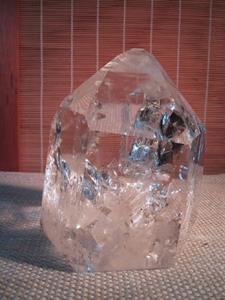 Water Clear Quartz Crystals Radiating the white light energy of the Universe, clear quartz crystal is Light made solid. Quartz clears and amplifies the thoughts.
