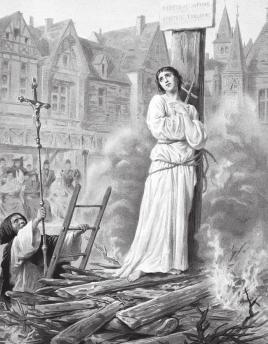 Joan of Arc stated that she persistently heard this voice accompanied also by a great light. Similar to Saint Paul, some of her symptoms have been reported in patients with temporal lobe epilepsy.