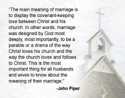 Encourage the students to be on the lookout for godly marriages within their families and church.