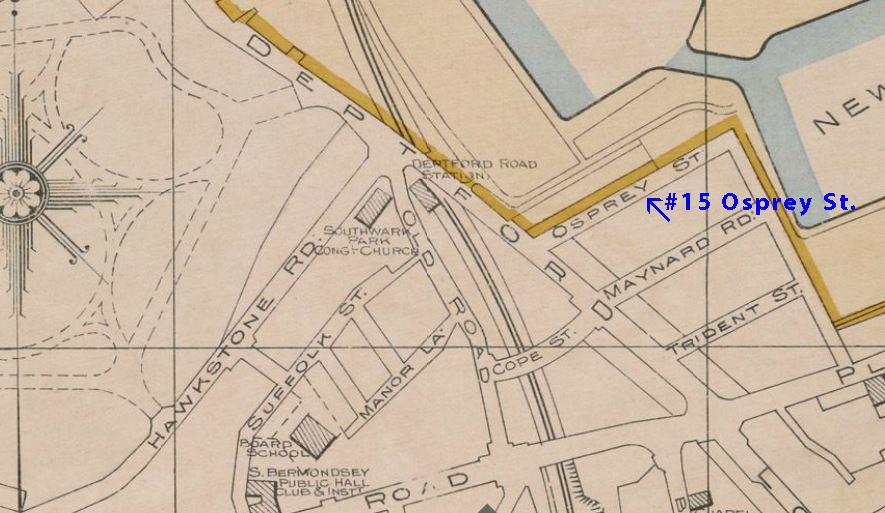 Maps 1889 Map of the Rotherhithe Area of