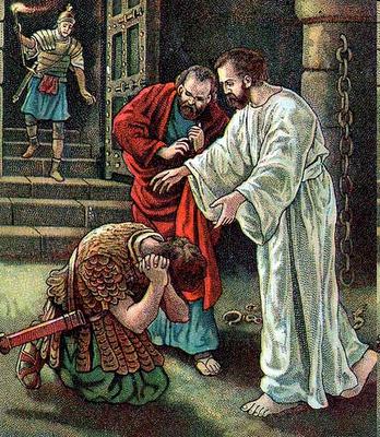ONE SAVING BAPTISM Acts 16:30-34 He then brought them out and asked, Sirs, what must I do to be saved? They replied, Believe in the Lord Jesus, and you will be saved - you and your household.