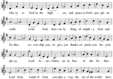 Prelude O crux ave ( O cross, all hail! ) Giovanni P. da Palestrina (1525-1594) Gloria in excelsis (Canzona) ( Glory in the highest!