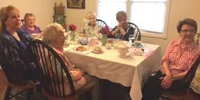 Our senior ladies were honored at a Tea Party on Saturday, September 10 at the home of Terry Winters.