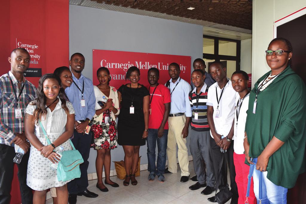 Day 3 On the third day, we were happy to be received by the tech university from the US based in Rwanda. Carnegie Mellon University.