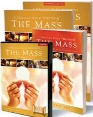 DVD Set (Five, 30minute sessions) Student Workbook, Leader s Guide A Biblical Walk Through the Mass Book A Guide to the New Translation of the Mass Booklet Learn the biblical background to the words,