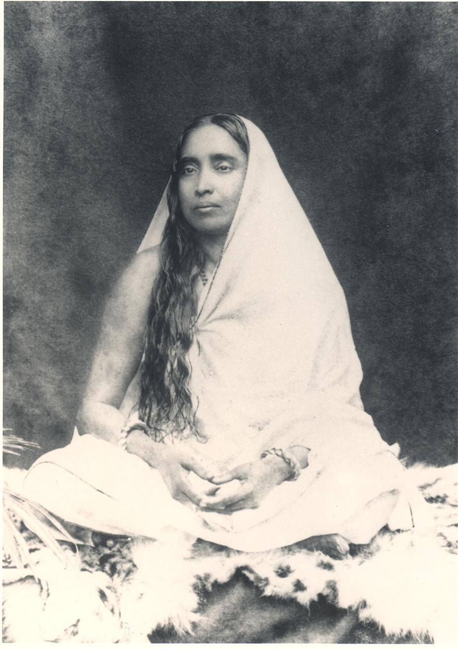 This is the first photograph of Sri Sarada Devi.