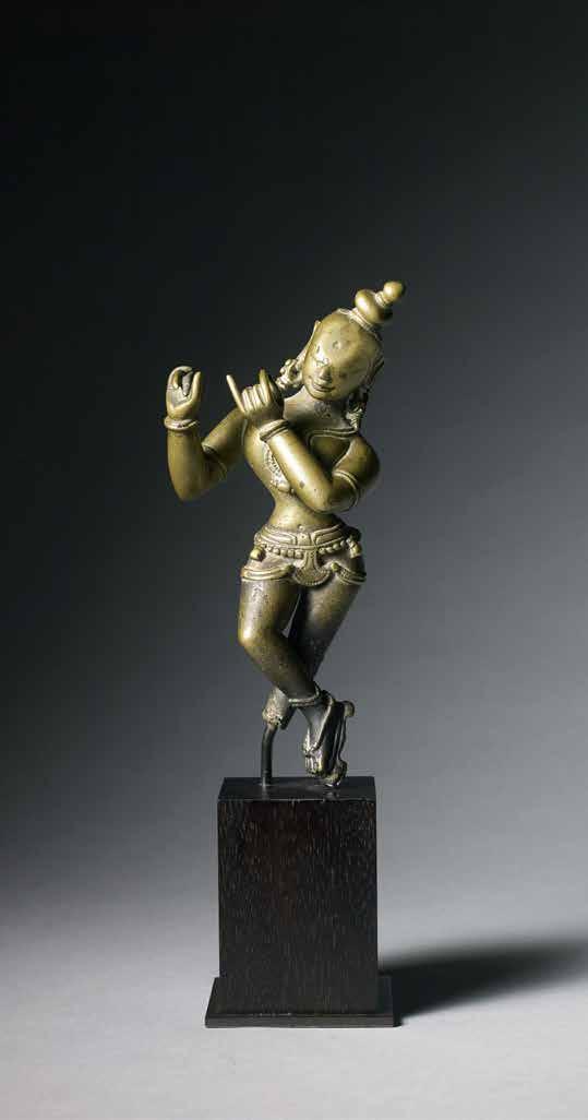 21. Bronze Balakrishna South India, 18th century Height: 9 cm (3½ in) Width: 7 cm (2¾ in) 22.