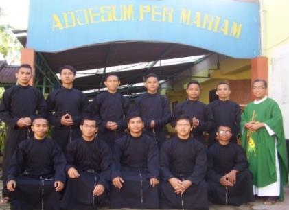 The following are the events that occurred in some places in REPAC s province. On 2 nd July 2013, there were 11 postulants have begun their year of canonical novitiate in the novitiate house, St.