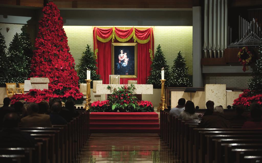 THE SEASON OF GIVING In this Holy Season of the Savior s birth, I cannot think of a more beautiful and holy place to worship our Lord Jesus Christ than here at Our Lady of Mercy.