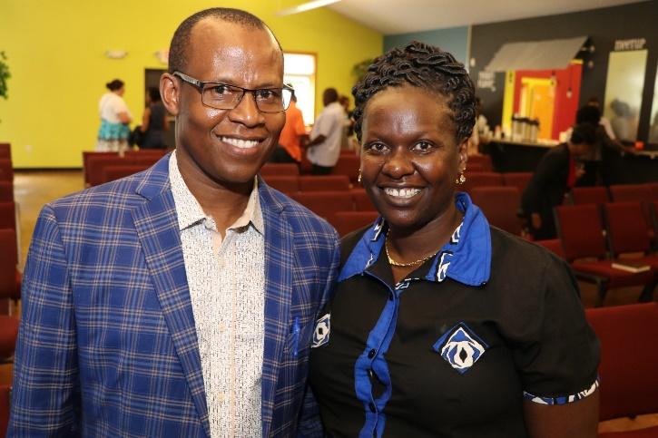 Our names are David and Millicent Mbuta. One of the things I [David] like about Pastor Mondi is that he is the Pastor of all the people. Pastor Mondi has been a blessing to the African community.