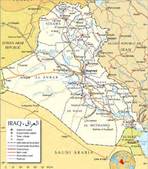 11 Main developments in Iraq Map of Iraq (nationsonline.org). Al-Anbar Province Hit n The operation for the liberation of the city of Hit continues.