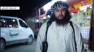 The second operative, codenamed Abu Mujahed al-baljiki, threatens the West, saying You entered the era of