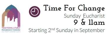 NEW SERVICE TIMES STARTING SEPT. 10 These are exciting growth-filled times at Holy Trinity!