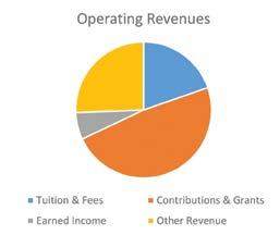 UNITED FINANCIALS OPERATING REVENUES (July 1, 2016 - June 30, 2017) Tuition & Fees $484.