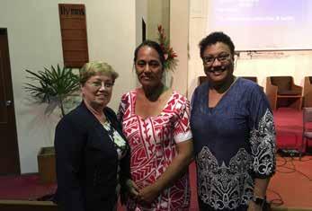 The Queen of Tonga was the honoured guest with women from all the different denominations on the