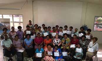 Fiji Over 40 people, amongst them 4 men attended the training on how to reach out to our teenage girls in