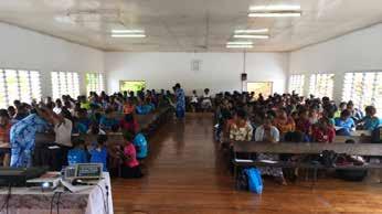 Then we held a conference over a weekend in Suva for 200 girls where the girls learned about who they are