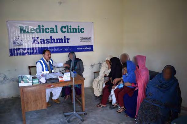 MEDICAL AID A clinic in Kotli is providing free treatment and medicines to poor rural people.