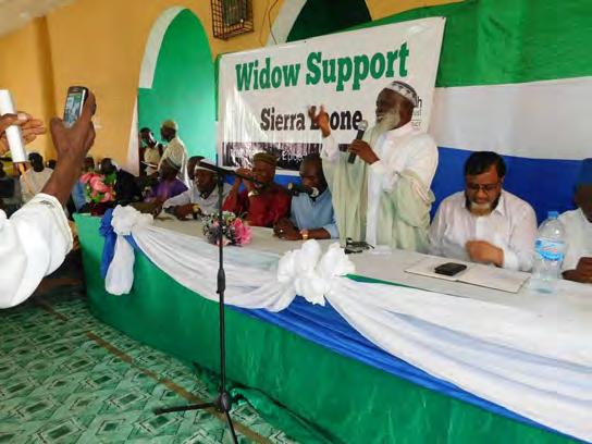 widows support project in