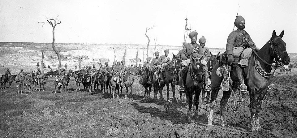 Major battles in France during World War I in which Sikh troops
