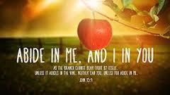 Growth in Christlike character and in the fruit of the Spirit, comes from living in an abiding and intimate relationship with the Lord The more time that we spend with the Lord, the more we become