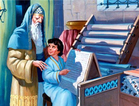 As Samuel grew older, Eli taught him to read the scrolls which