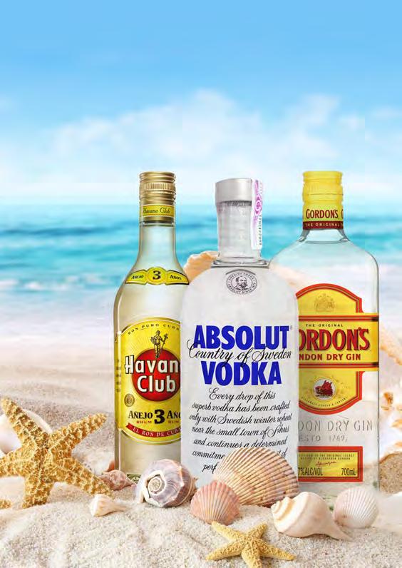 BOTTLE OF YOUR CHOICE Absolut Vodka / Gordon s Gin / Havana