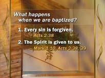Where would the thief have gone if he had come off the cross? Where? He would have gone to be baptized.