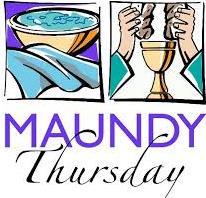 MAUNDY THURSDAY SEDER SUPPER Please sign up to attend our Maundy Thursday Seder Supper at 6:00 pm in the Parish Hall. The Seder will include traditional menu items and Beef Brisket.