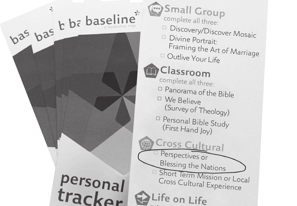 "Baseline" (a part of the BiLD Training Center) provides a common pathway of leadership development for emerging leaders at Fellowship Bible Church of Northwest Arkansas.